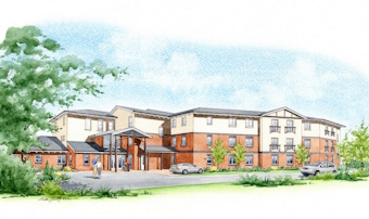 Another new care home, composed of small flats.